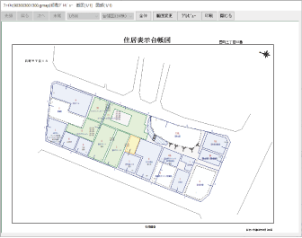 台帳図の印刷