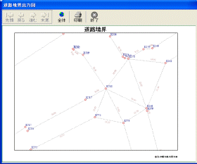 境界データの出図